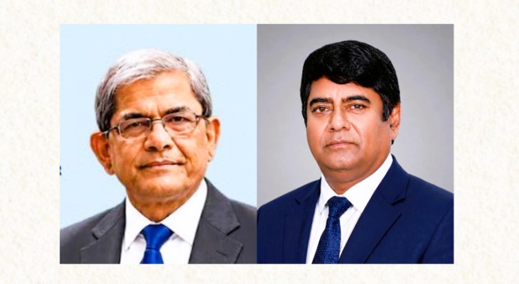 নবনির্বাচিত রাষ্ট্রপতি মির্জা ফখরুলকে কুবি উপাচার্যের শুভেচ্ছা